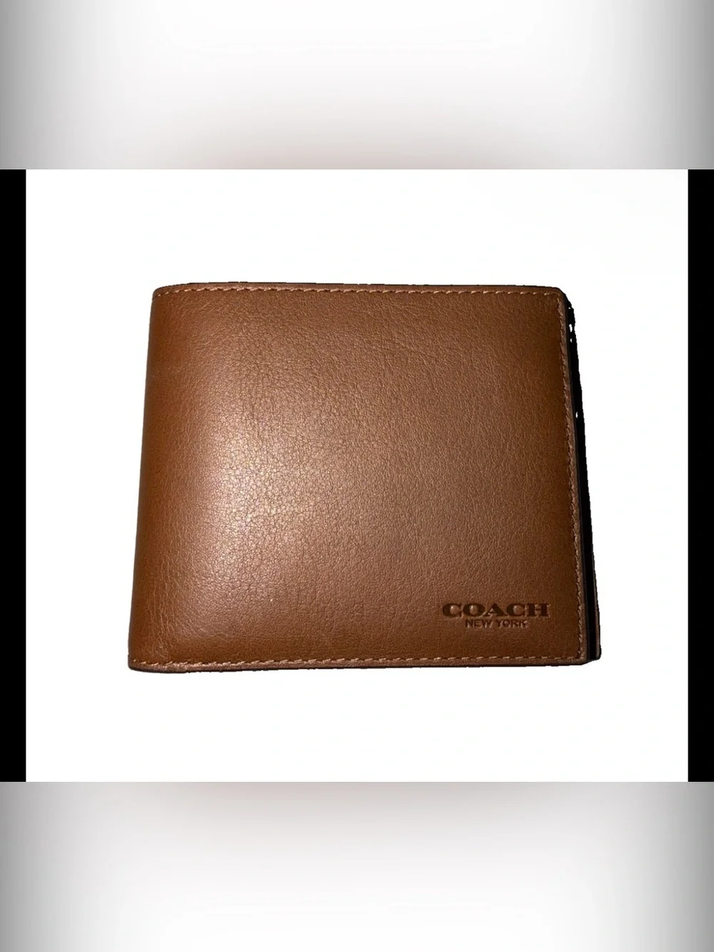Coach Mens Saddle 3-in-1 Sport Calf Leather Wallet NWT